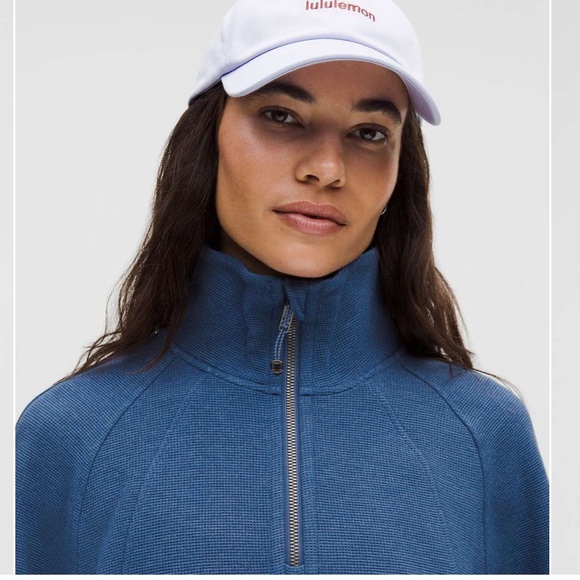 Lululemon Crop Waffle Funnel-Neck Half Zip - Picture 3 of 6